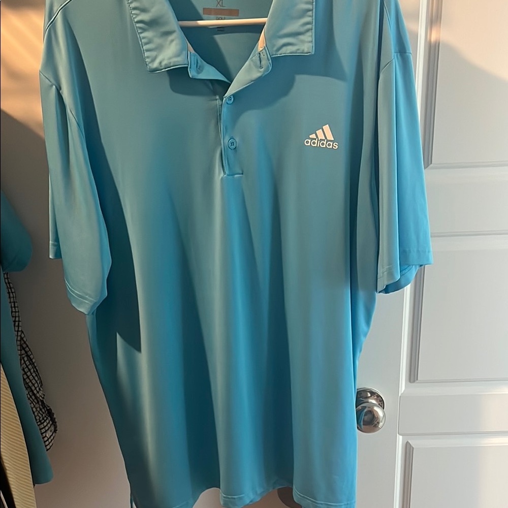 Adidas Men's Blue Polo Shirt